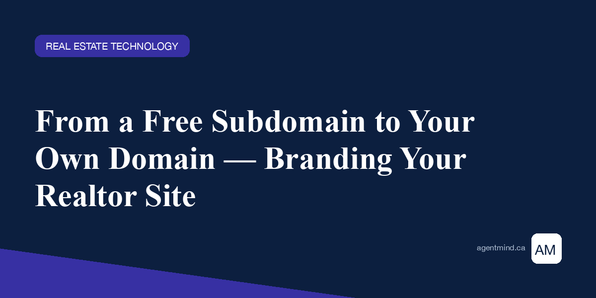 From Subdomain to Custom Domain: Branding Your Site - AgentMind blog
